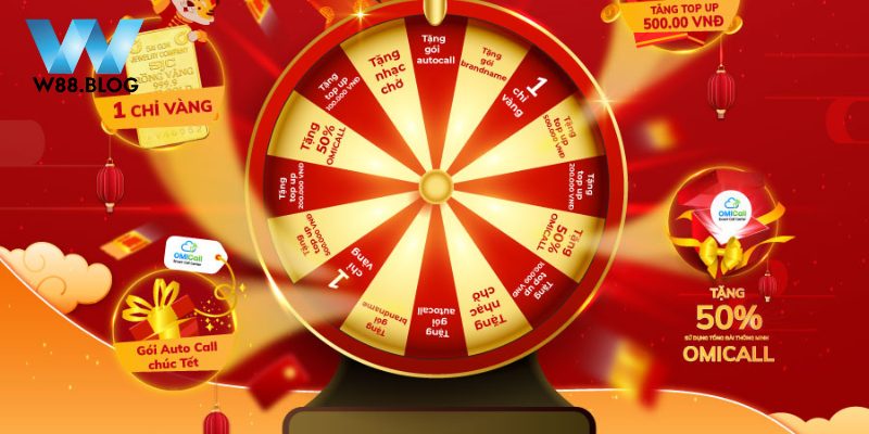 Sơ lược về ưu đãi Vòng quay may mắn W88