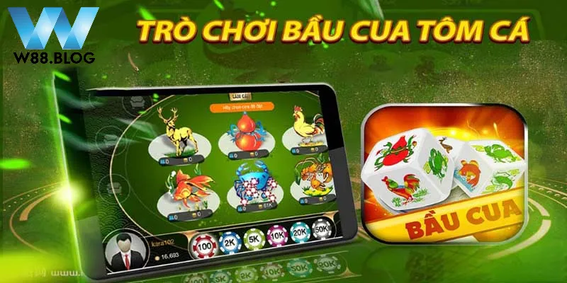 Nick name Nam68 lãi 30 triệu nhờ kinh nghiệm chơi bầu cua W88 trong 30 phút 1 Tổng quan về game bầu cua online