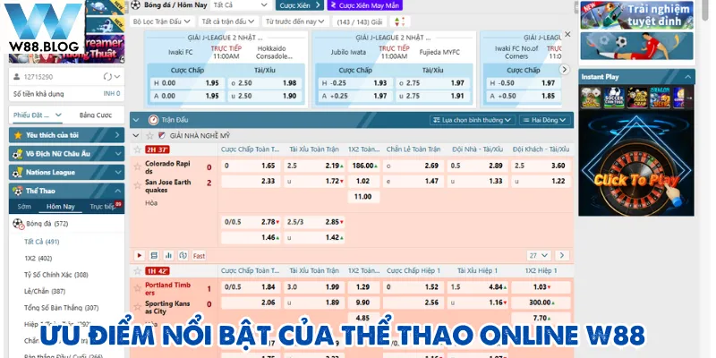Thể thao online W88 3 Thể thao online W88 chính là lựa chọn hàng đầu khi tham gia cá cược